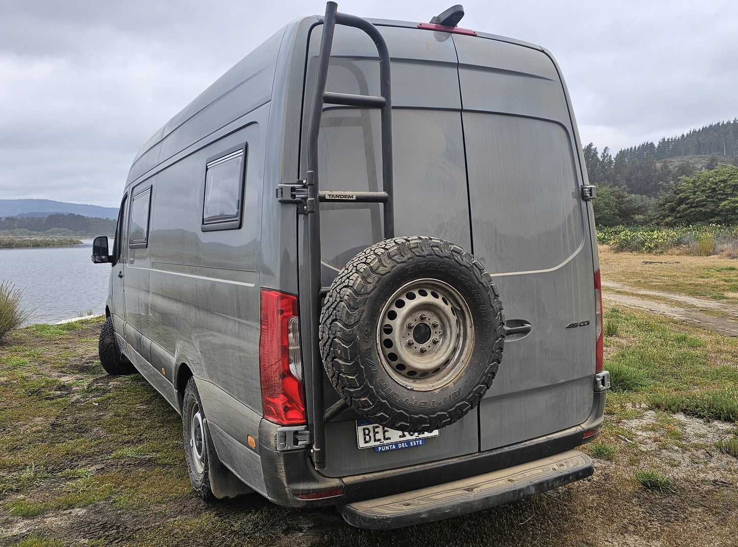 Escalera puerta trasera Sprinter